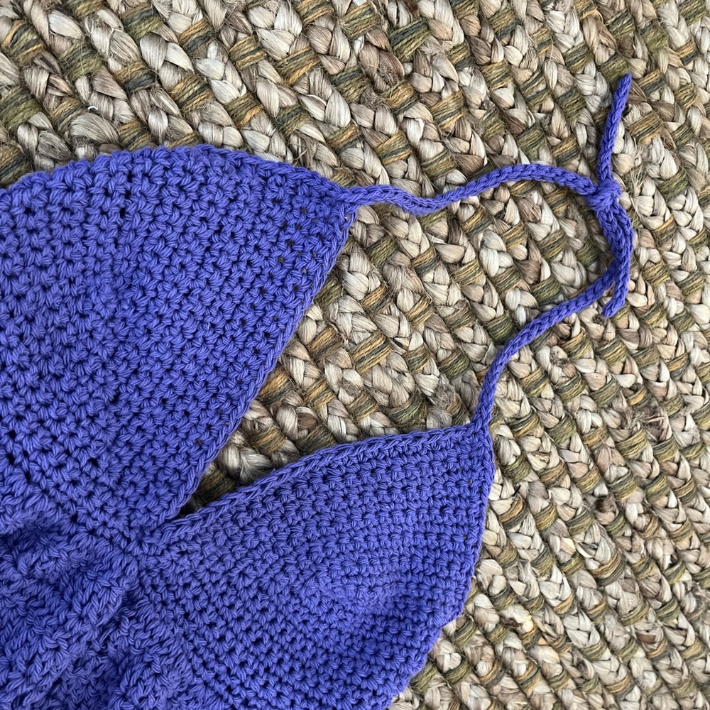 Handmade Halter Ruffle Tank - Picture 2 of 3